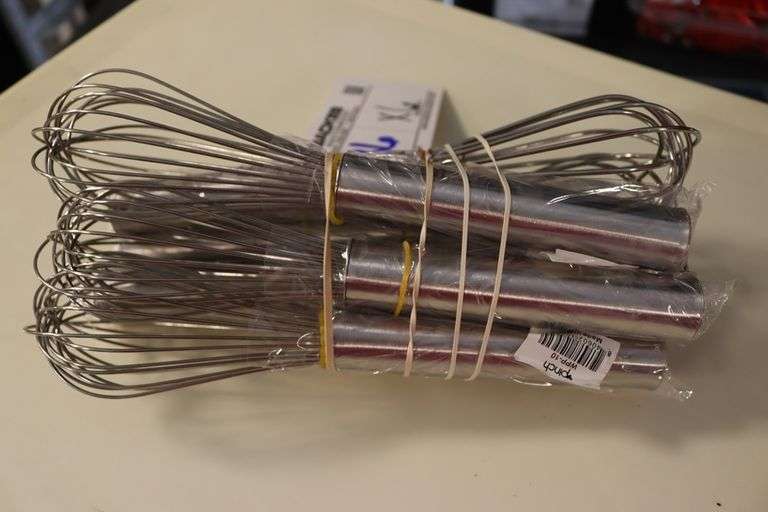 Times 6 - Pinch WWP-10 stainless 10" whips