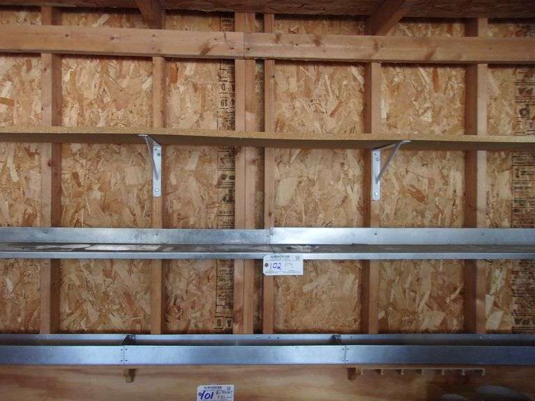 All to go aluminum shelves