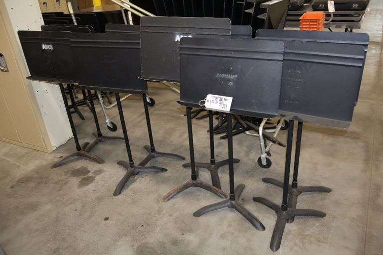 All to go - 10 metal music stands