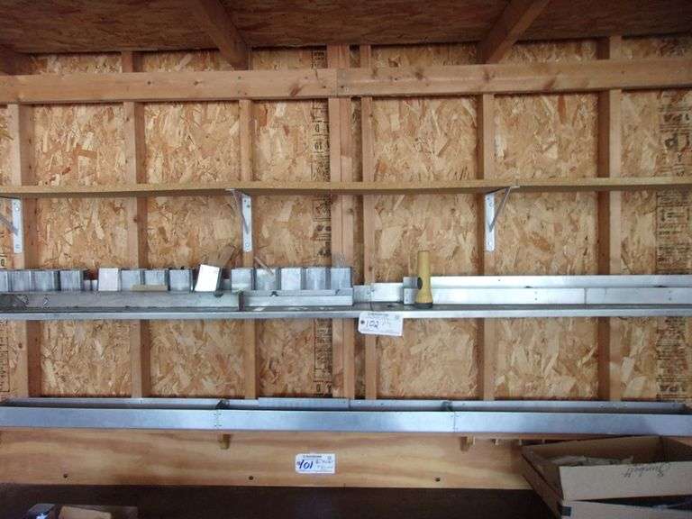 All to go aluminum shelves