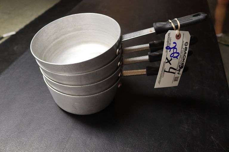 Times 4 - 3 qt sauce pans