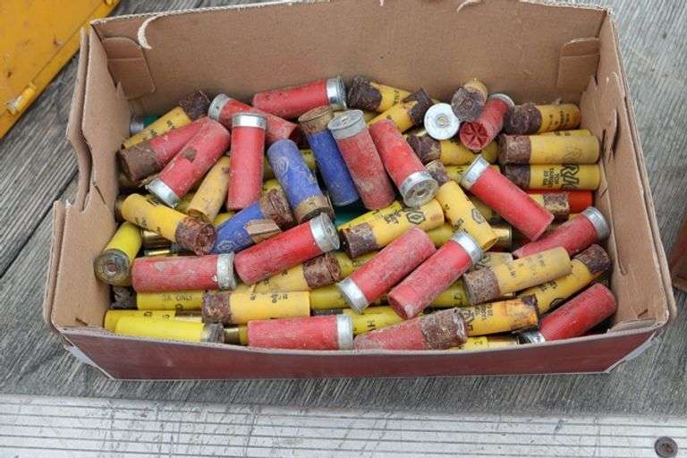 Box to go - Assorted shotgun shells - some are rusted