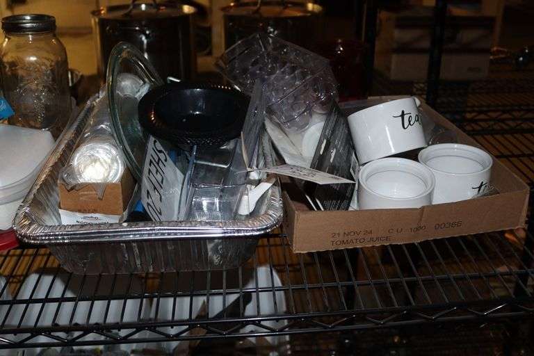 Shelf to go - assorted glassware, kitchen related and more