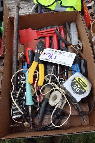 Box to go - Tape measure, wire strippers, & more