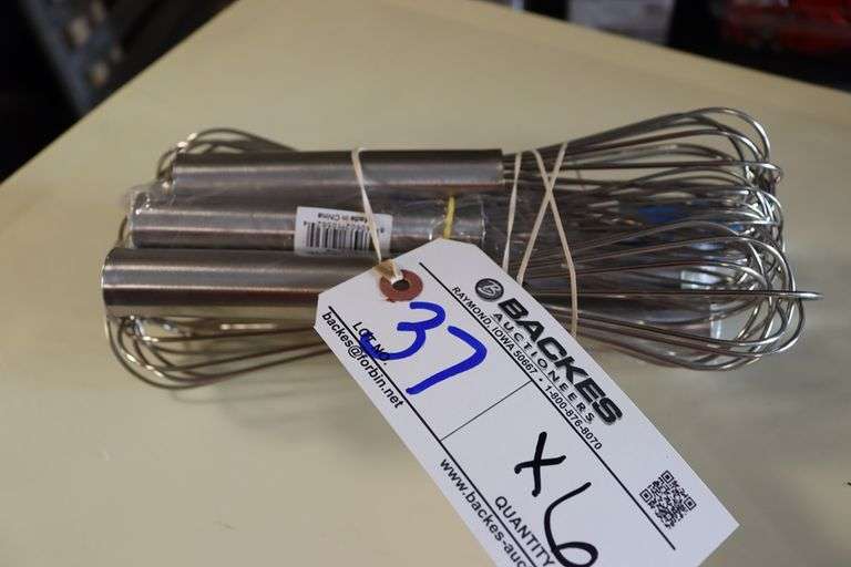 Times 6 - Pinch WWP-10 stainless 10" whips