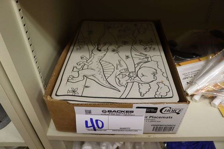 Choice paper place mats for kids