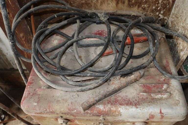 Forney electric stick welder with helmet & leads
