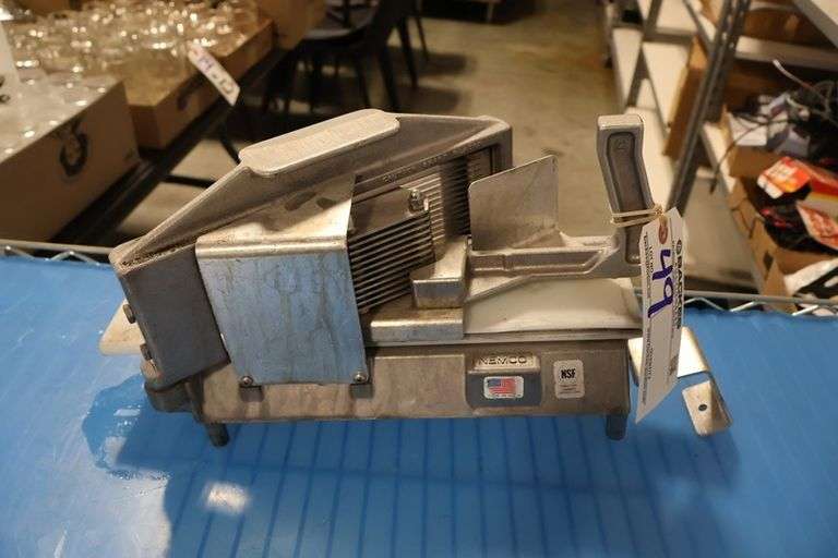 Nemco countertop tomato slicer