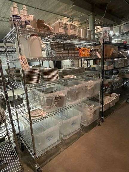 Times 2 - 24" x 60" portable chrome racks