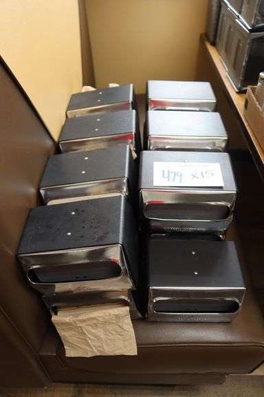 Times 15 - Georgia Pacific dual sided metal napkin dispensers