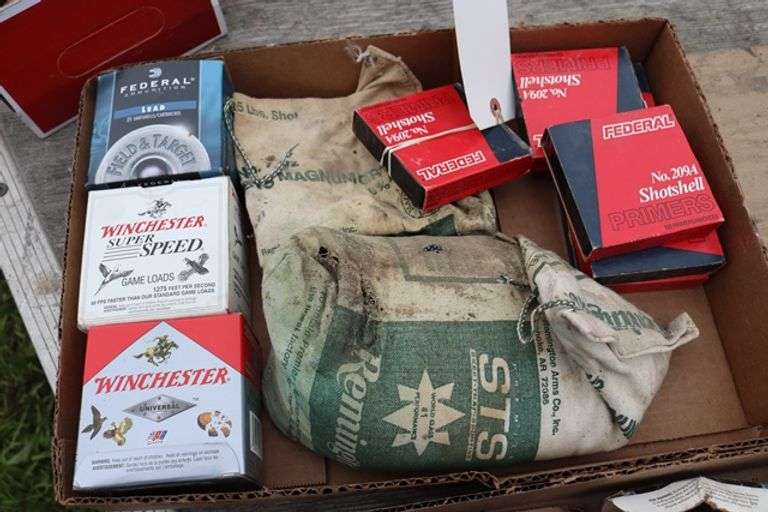 Box flat to go - 20 ga. Shotgun shells, primers, & more
