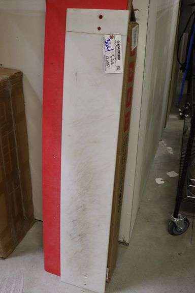 Times 2 - 9" x 48" and 12" x 60' poly cutting boards for prep tables