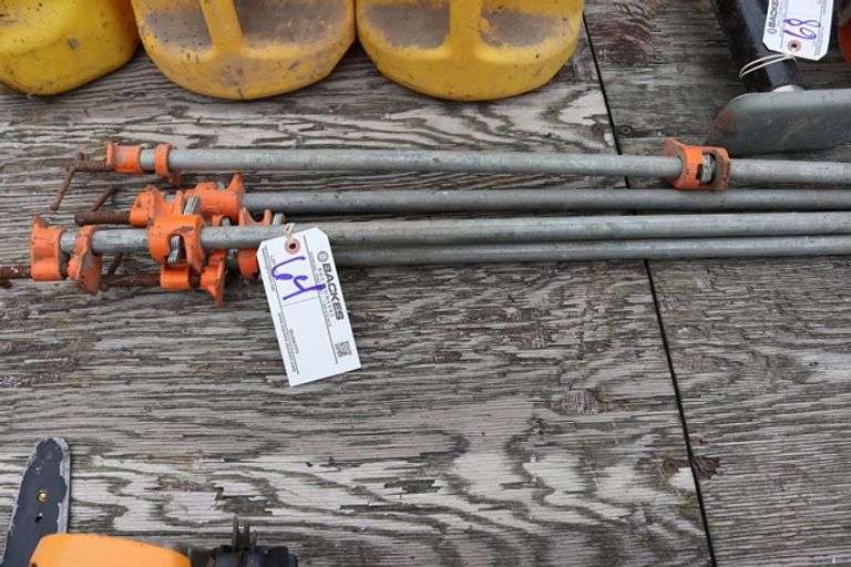 All to go - 5) 60" bar clamps