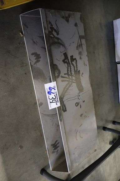 34" Wide stainless organizer riser