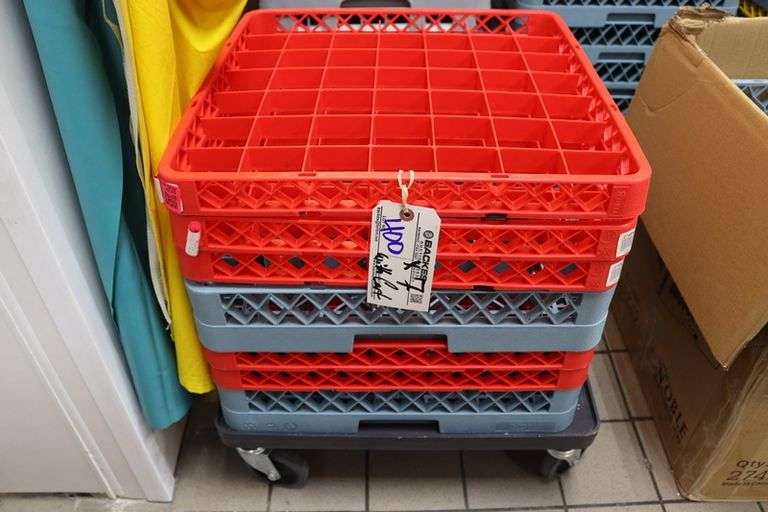 All to go - assorted glass dishwasher baskets with extenders