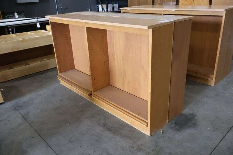 Times 2 - 72" wide x 42" tall x 14" deep wood book cases
