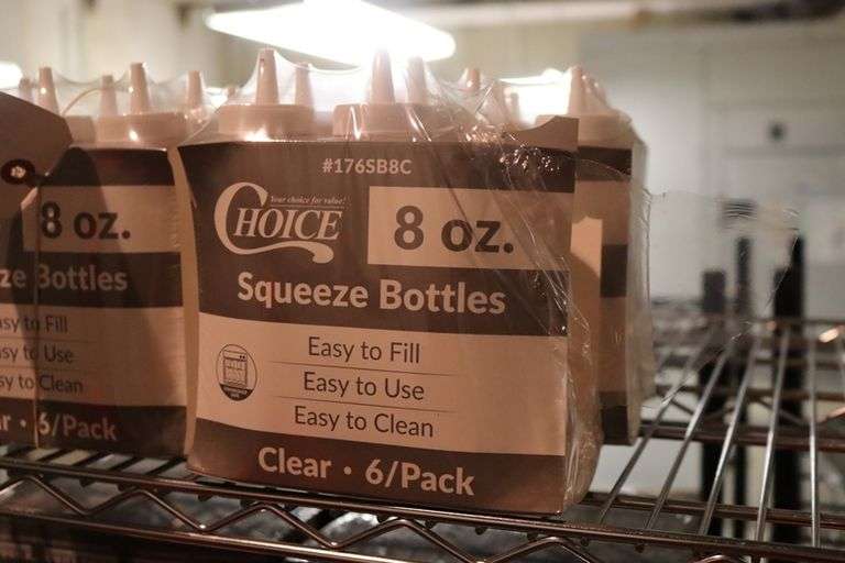 Times 6 - cases of 8 oz squeeze bottles - 6 per case
