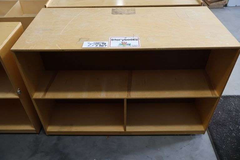 48" wide x 30" tall x 22" deep wood dual sided portable island cabinet