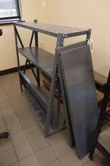 12" x 36" metal utility rack - as is