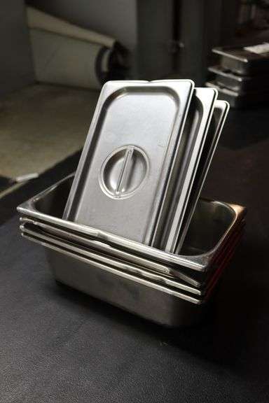 Times 4 - 1/3 x 4 with lids - heavy duty