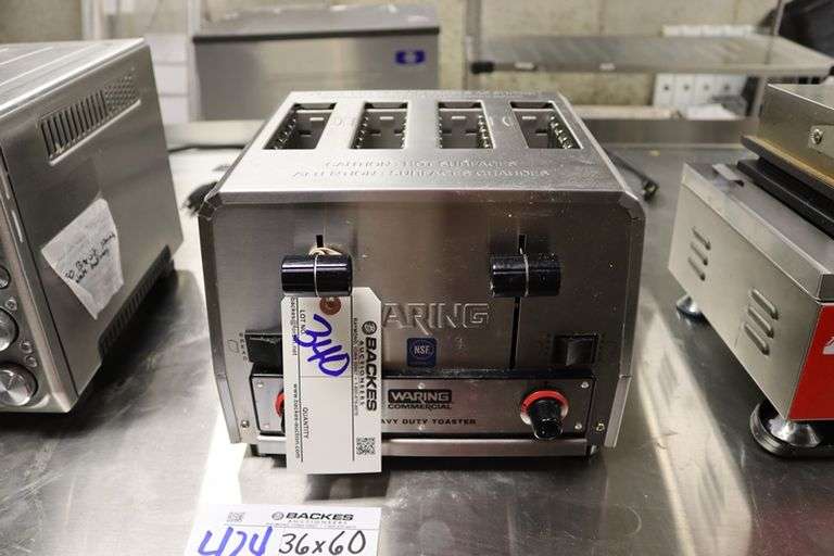 Waring heavy duty toaster - model WCT850RC