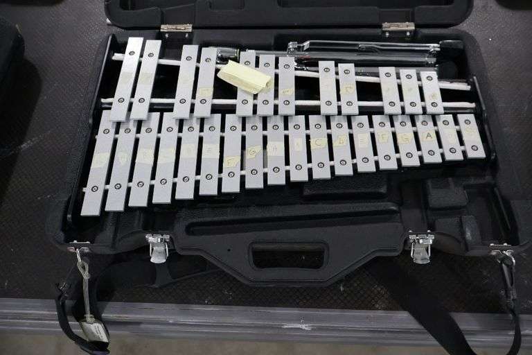 Pearl Xylophone with case - buyer to view to make sure complete