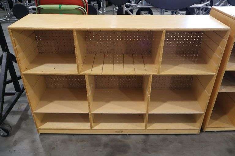 Times 2 - 36" x 48" x 14" & 34" x 51" x 13" portable wood cabinets
