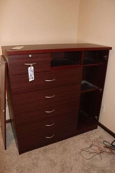 48" x 48" x 18" wood decorative dresser - nice