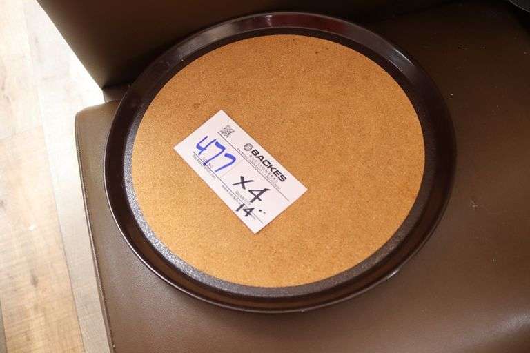 Times 4 - 14" cork service trays