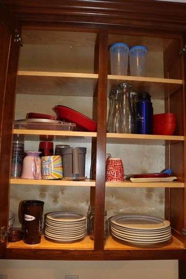Cabinet to go - Cups, plates, & more