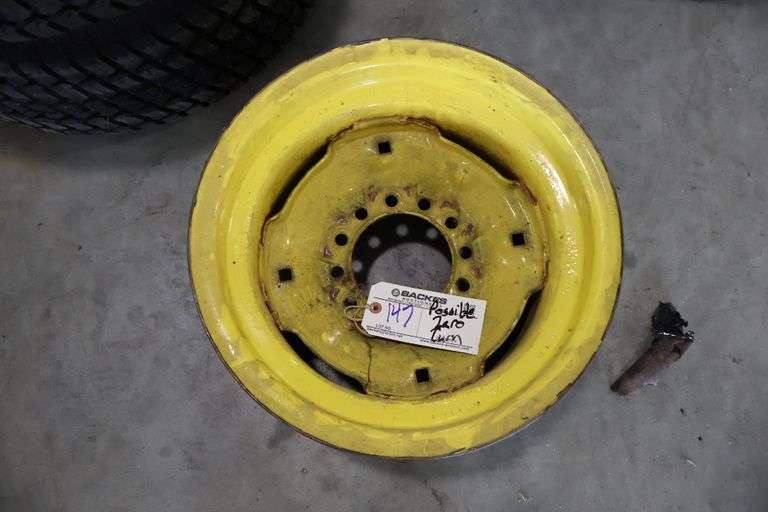 15" John Deere rim - showing wear