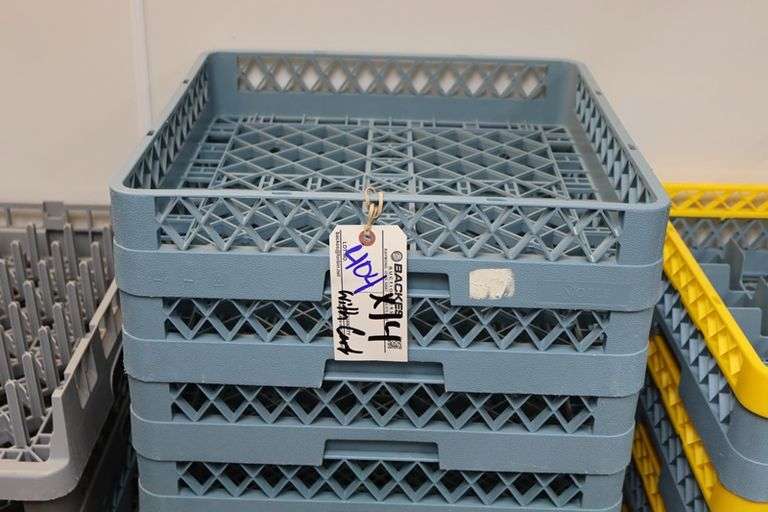 Times 14 - flat dish box racks with dolly