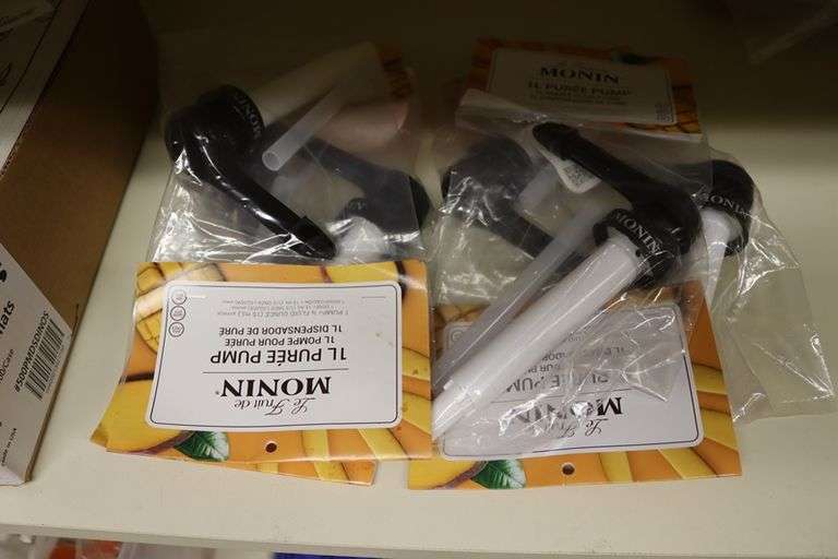 Times 6 - Monin 1L (liter) Puree pumps