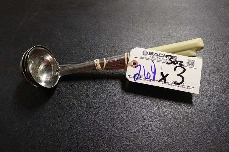 Times 3 - 3 oz ladles