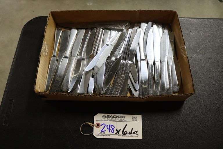 Times 6 dozen - heavy duty knives - matches forks