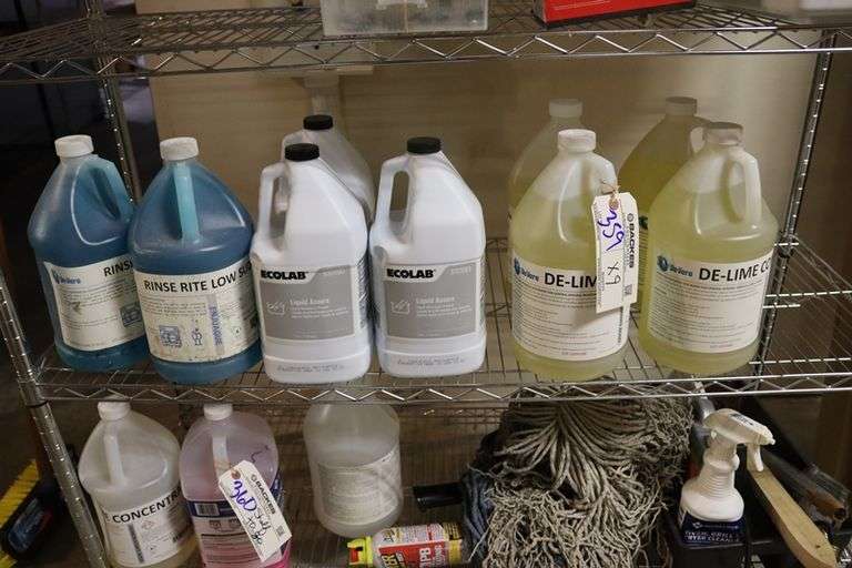 Times 9 - gallons of cleaners - Rinse Right - Liquid Assure and Delimer