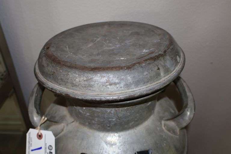 24" stainless milk can - Located upstairs