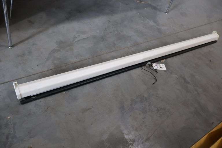 Draper 84" pull down projection screen