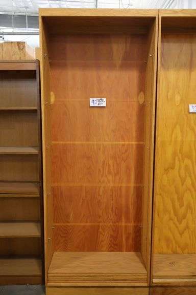 Times 2 - 32" wide x 84" tall x 12" wood book cases