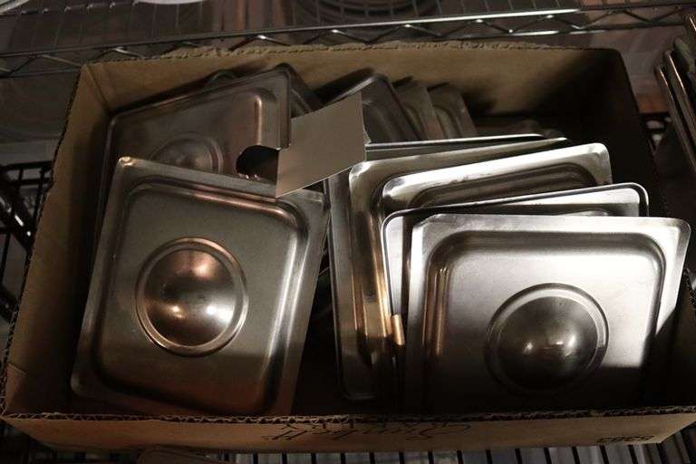 Times 16 - 1/6 x 6 stainless inset with lids