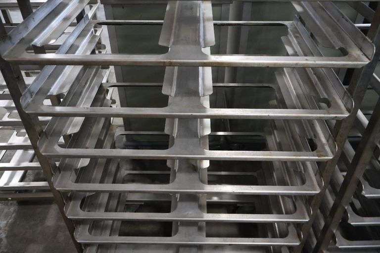 13 rail stainless roll in baking rack
