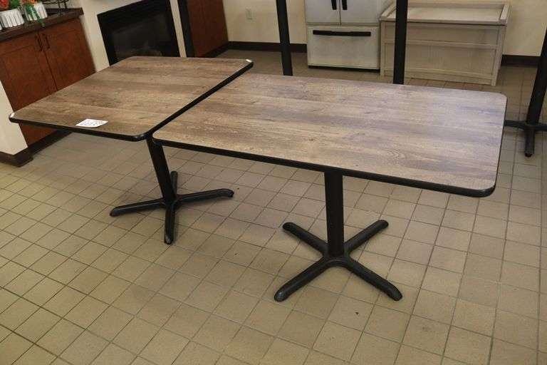 Times 2- 30" x 48" and 36" x 36" matching dura edge tables