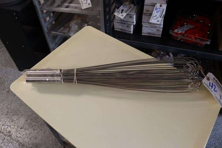 Times 4 - Pinch 24" stainless whips