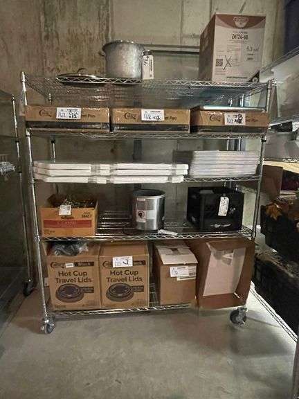 Times 2 - 24" x 60" portable chrome racks