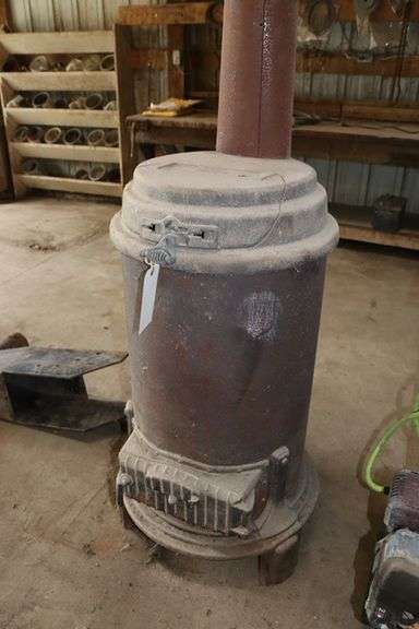 48" tall cast/metal fire place - buyer to view