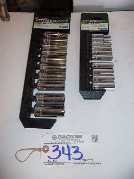 New Metric sockets, 2 sets