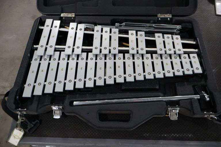 Pearl Xylophone with case - buyer to view to make sure complete