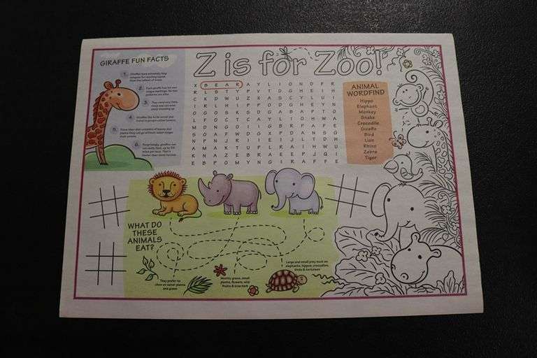Times 2 - cases of children's place mats