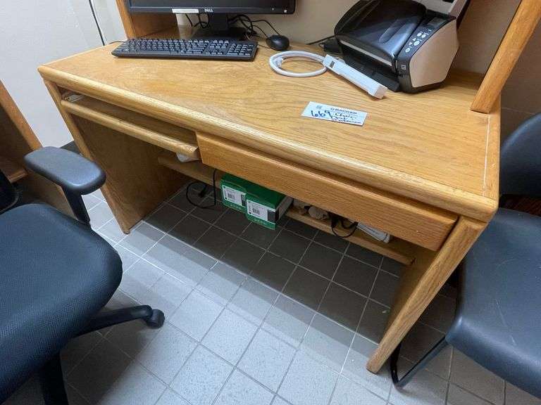 All to go - office desk and credenza - plus chairs and more