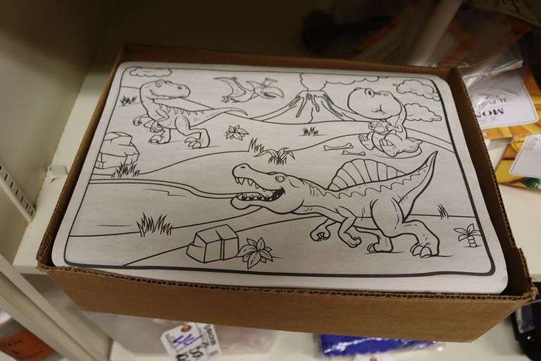 Choice paper place mats for kids